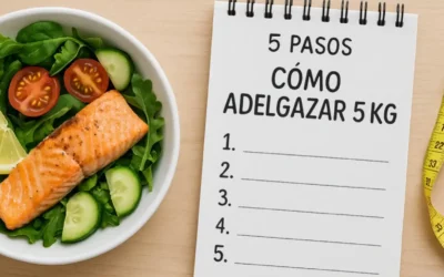 Cómo adelgazar 5 kg en 5 pasos: guía práctica y saludable