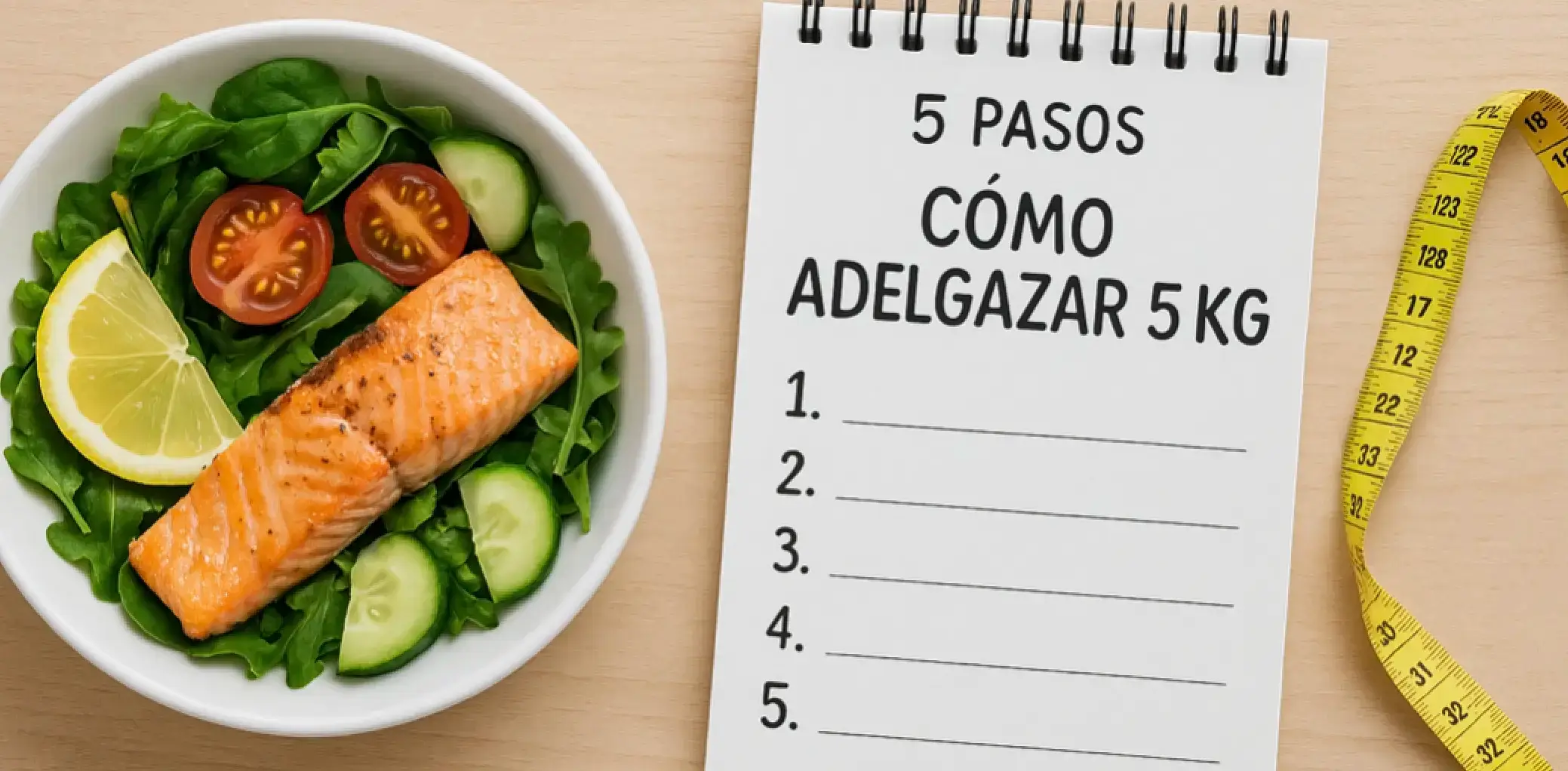 Dieta para adelgazar 5 kilos